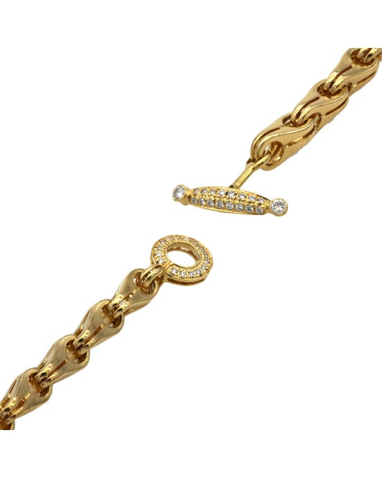 DI Modolo Tempia Collection Diamond Toggle Bracelet